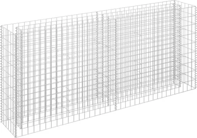 Immagine prodotto di Gabbione Letto Rialzato in Acciaio Zincato 180x30x90 cm