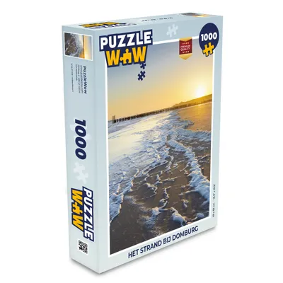 Obrázek produktu pro MuchoWow® Puzzle 1000 dílků Pláž Domburg - Hračky - Pro malé i velké - Hry - Puzzle