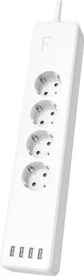 Produktbild von HAMA Smarte WLAN-Steckdosenleiste 4-fach, einzeln schaltbar, Überlastsch., 4xUSB (00176628)