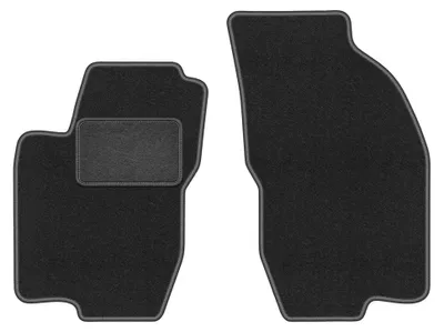 Immagine prodotto di Tappetini anteriori in moquette per Alfa Romeo 156 2000-2006 (berlina/station wagon) – 2 pezzi, grigio grafite, su misura – Wielganizator LUX
