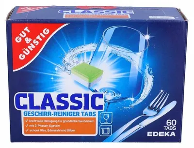 Produktbild von Geschirrspüler Tabs 60 Stück - Gut&Günstig