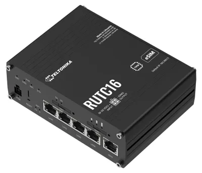 Produktbild von Teltonika RUTC16 - Wireless Router - WWAN 1GbE Dual-Band