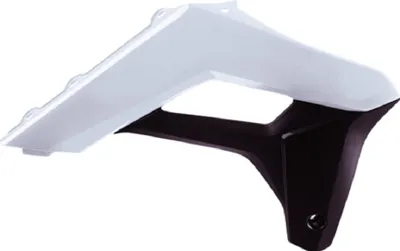 Produktbild von POLISPORT Kühlerspoiler seitlich Weiß/Schwarz