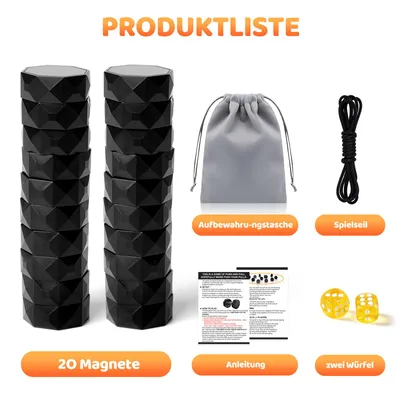 Produktbild von Magnetisches Schachspiel, 20 Stück Magnetspiel Puzzle Magnetic Schachspiel Tragbares Schach Magnetisch Magnetisches Spiel für Partyzubehör