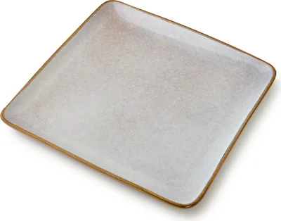 Image de Assiette de table en céramique Basic Nature BASIC NATURE 24,5 x 24,5 cm, couleur naturelle, 1 pièce