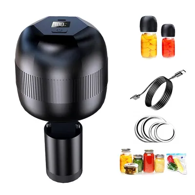 Produktbild von Elektrisches Mason-Jar-Vakuumversiegelungs-Set,für Weithals-und Normalgläser,tragbarer Vakuumversiegler,ideales Geburtstagsgeschenk für Mama oder Oma