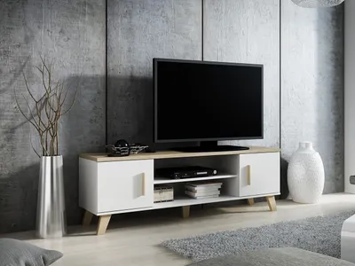 Obrázek produktu pro TV stolek 160 cm OLINA - dub sonoma / bílý
