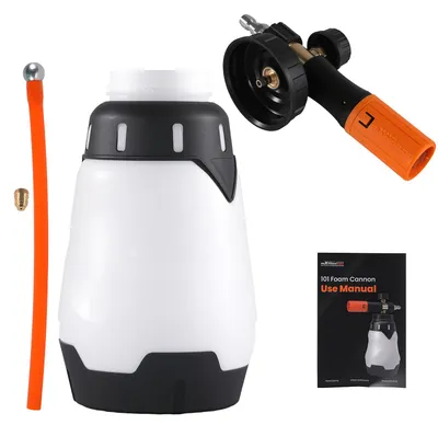 Zdjęcie produktu dla Pistolet do piany do myjek wysokociśnieniowych, pojemność 1,3 l, lanca do piany z szybkozłączką 1/4"