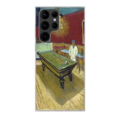 Produktbild von MuchoWow® Handyhülle Schutzhülle Hülle für Samsung Galaxy S22 Ultra Das Nachtcafé - Vincent van Gogh Silikon Softcase Handy Hülle - Abbildung