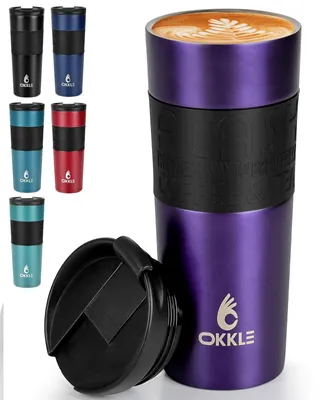 Isolierbecher 600 ml, auslaufsicher, BPA-frei, Edelstahl, Vakuumisolierung