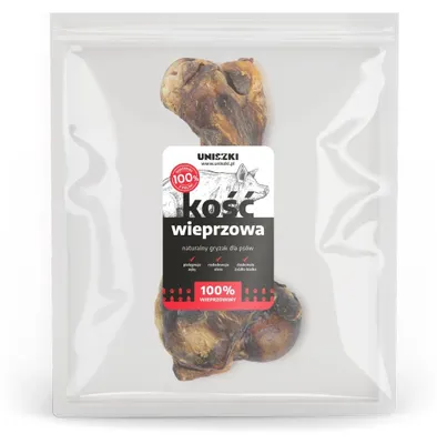Obrázek produktu pro Přírodní pamlsek pro psy Uniszki s vepřovou kostí
