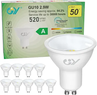 Image de Lampe LED, 520 lumens, économe en énergie, lumière naturelle