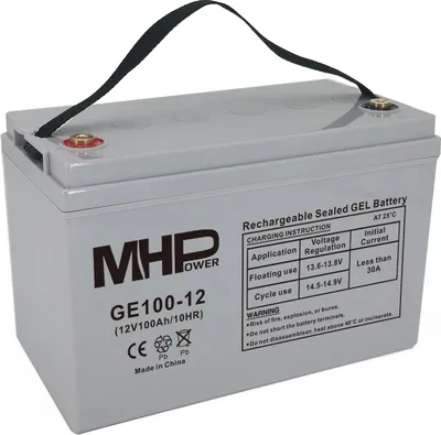 Immagine prodotto di Baterie MHPower GE100-12 GEL, 12V/100Ah, T3-M8, Deep Cycle