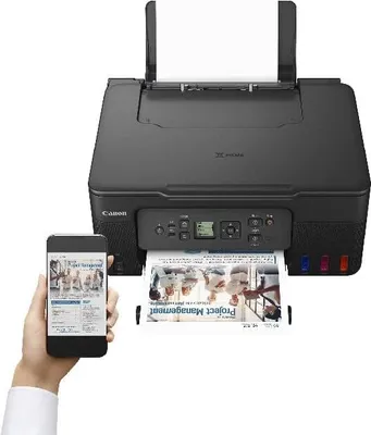 Produktbild von Canon PIXMA G3470, Tintenstrahl, Farbdruck, 4800 x 1200 DPI, A4, Direktdruck, Schwarz