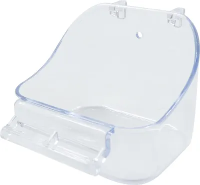 Produktbild von Hängende Vogelbadewanne Vogelwanne Badehaus Vogel - Dusche Badewanne Vogel Bad Vogelbadekäfig Vogelbadehaus Für Haustier Kleine Mittlere Papagei Sittich Nymphensittich Conure 1 Stück, Transparent
