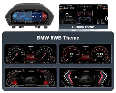 Obrázek produktu pro Digitální rychloměr, CarPlay a Android Auto, adaptivní tempomat, verze F30 s CarPlay