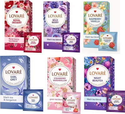 Produktbild von Lovare Tee 6 verschiedene Sorte