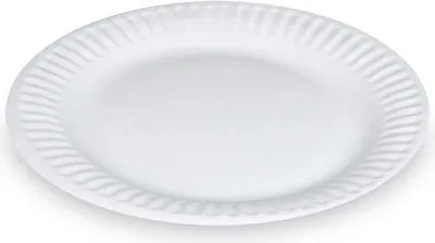 Produktbild von 200x BIONATURE Pappteller aus Frischfaser rund Ø23cm fettdicht weiß