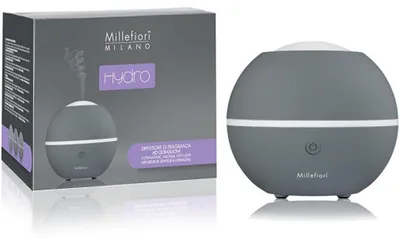 Zdjęcie produktu dla Dyfuzor ultradźwiękowy Millefiori Milano Hydro Sphere szary