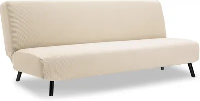 Obrázek produktu pro Pružný potah na třímístnou pohovku z elastického žakáru, nastavitelný, béžový