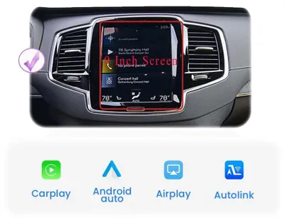 Productafbeelding van CarPlay- en Android Auto-interface, draadloze connectiviteit, Bluetooth-ondersteuning, geschikt voor Volvo (2018-2022)