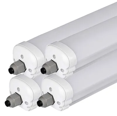 Produktbild von 4er Set LED Wannenleuchte, 4320 lm, neutralweiß 4000K , L 120 cm