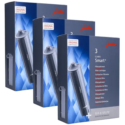Produktbild von Jura Smart+ Filterpatronen Vorteilspackung - 3 Wasserfilter (3er Pack)