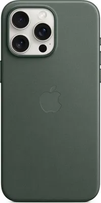 Produktbild von Apple Original FineWoven iPhone 15 Pro Max Hülle, MagSafe, Evergreen