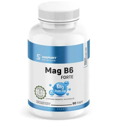 Produktbild von Magnesium + Vitamin B6 FORTE 90 Kapseln | Magnesiumcitrat | 300 mg Magnesium pro Tagesportion