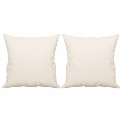Immagine prodotto di vidaXL Cuscino decorativo 2 pz. Beige 40x40 cm Tessuto in microfibra