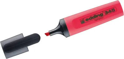 Produktbild von Edding 345, Fein, Rot, 2 mm, 5 mm, 27 mm, 21 mm