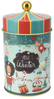 Image de Boîte à biscuits FIABA tente de cirque, 1 L