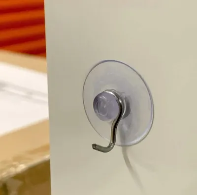 Productafbeelding van Zuignappen met haakjes, 25 mm diameter, 48 stuks, voor gladde oppervlakken