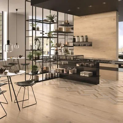 Zdjęcie produktu dla CASA39 Płytki imitujące drewno, brązowe, 22,5 x 180 cm, Provenza Provoak