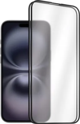 Immagine prodotto di Vetro AlzaGuard 2.5D FullCover per iPhone 16 Plus - 2 pezzi in una confezione