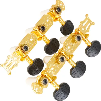 Image de 2 St��ck Clé d'accord f���r Guitare classique, Clé d'accord en cuivre, Chevilles d'accord pour cordes, Mécaniques gauche et droite, f��r Guitares folk classiques