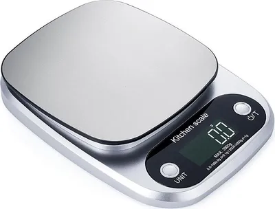 Image de INF Balance de cuisine électronique 5KG/0.1G Argentée pour la cuisine