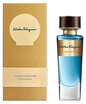 Produktbild von Salvatore Ferragamo Tuscan Creations E pur si muove, Unisex, 100 ml, Spray, ALCOHOL DENAT. (SD ALCOHOL 39-C), PARFUM (FRAGRANCE), AQUA (WATER), ETHYLHEXYL METHOXYCINNAMATE,..., 1 Stück(e), 87 mm