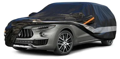 Produktbild von Autoabdeckung 10 Schichten Wasserdicht Atmungsaktiv für Maserati Levante (2016-2023) Schwarz