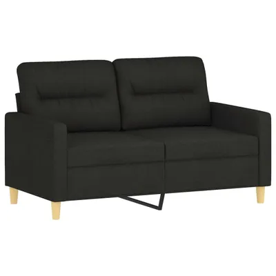 Produktbild von 2-Sitzer-Sofa Schwarz 120 cm Stoff
