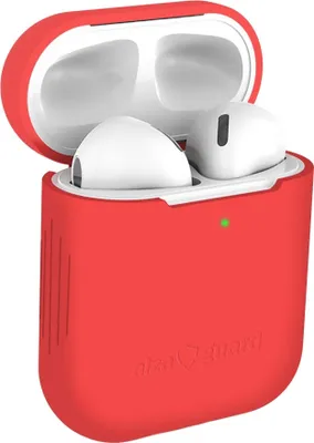 Immagine prodotto di AlzaGuard Custodia sottile in silicone per AirPods di prima e seconda generazione, rosso