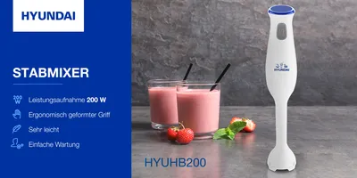 Produktbild von Hyundai HB 200 Stabmixer mit 200 Watt HYUHB200