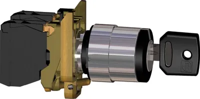 Produktbild von Schneider Electric SCHLÜSSELSCHALTER 455 (XB4BG21)