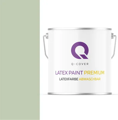 Produktbild von Latexfarbe Abwaschbar Olivgrün 5L | Innenfarbe Matt | Für Wände & Decken | Allergikerfreundlich