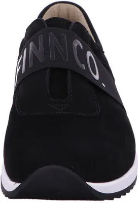 Produktbild von Finn Comfort Arica Damenslipper, Schwarz, Leder, NEU - Damenschuhe Bequeme Ballerina / Slipper, Schwarz, leder (nubuk)