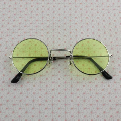 Produktbild von Nickelbrille - silber-gelb hell