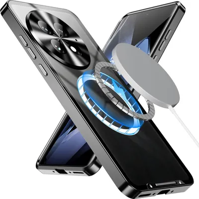Obrázek produktu pro Pro OnePlus 13 Magnetický ochranný obal Magsafe Frosted Metal Design, černý