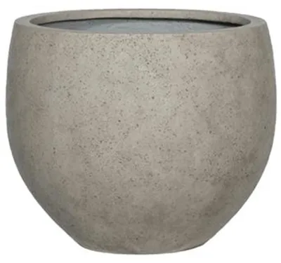 Productafbeelding van Potten voor planten, bloempotten, plantvazen, model JUMBO Orb, beige-grijs, diameter 53 cm, hoogte 45 cm