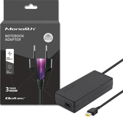 Produktbild von Qoltec 51556, Laptop, Drinnen, 65 W, 20 V, 3,25 A, Überspannung, Überhitzung, Überlastschutz, Kurzschluß