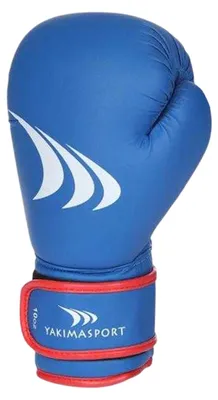 Imagen del producto de Guantes de boxeo "Shark" uni para hombre/mujer, marca Yakima Sport, modelo PP16554 (10 oz), color azul